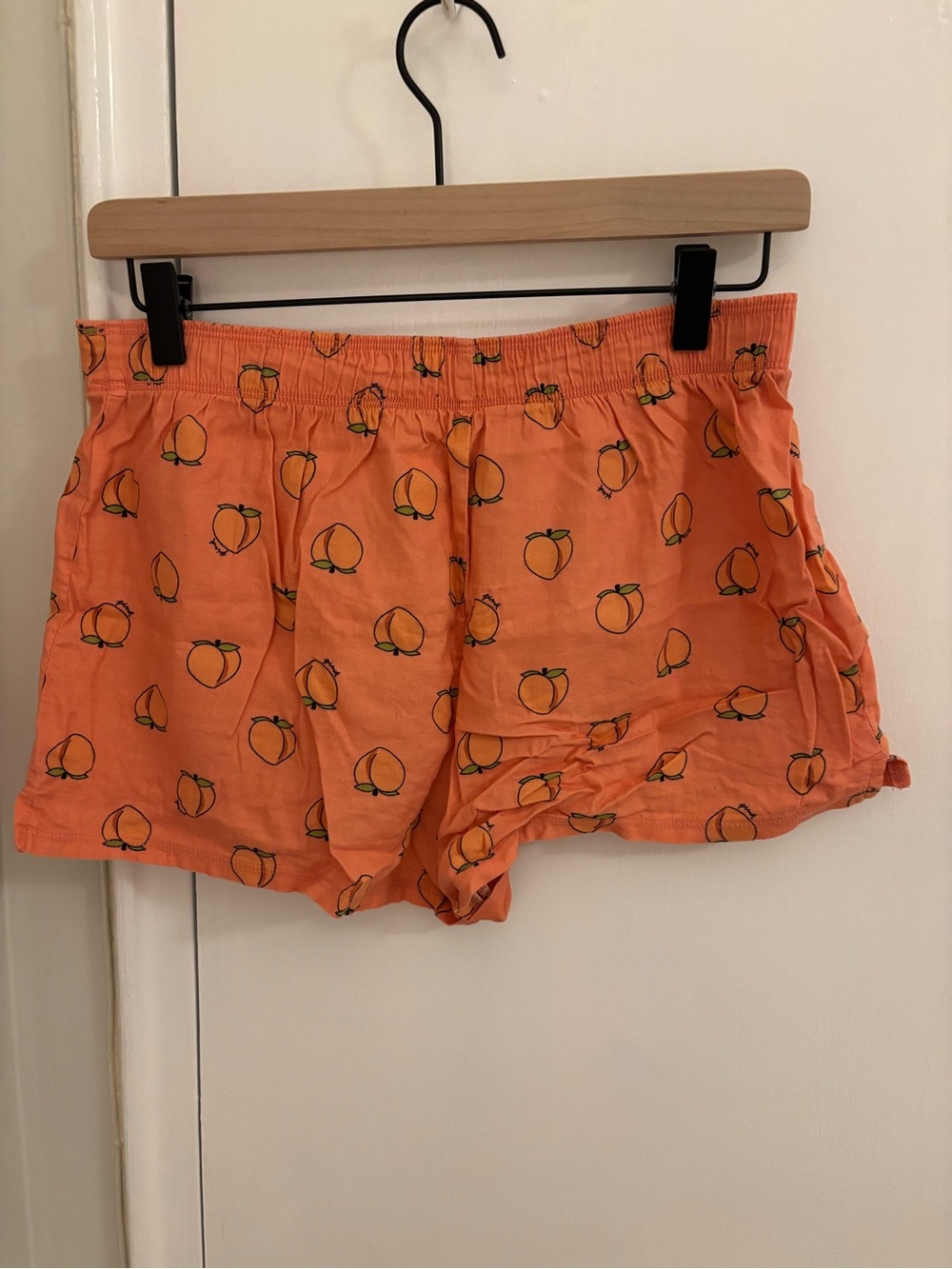 PINK peach print sleep boxer shorts - Picture 3 of 4